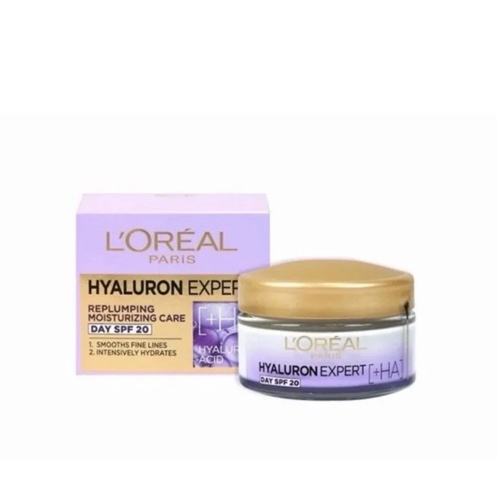 L'Oreal Hyaluron Expert Replumping Moisturizing Day Cream SPF 20 Smooth Wrinkles